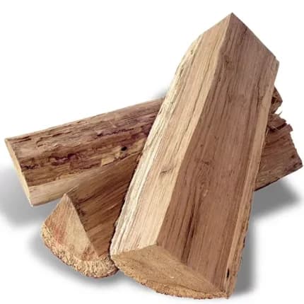 Palé de 1,7 m³ de leña en sacos, troncos de 33 cm